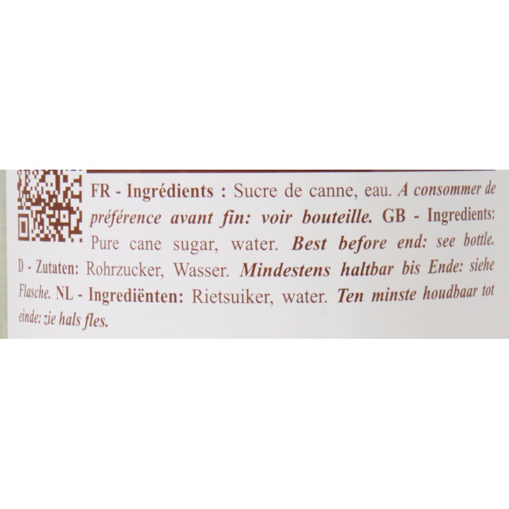 Le Sirop de Monin Cane Sugar