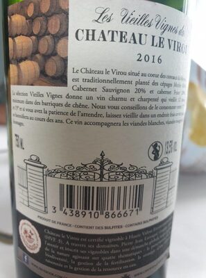 Haussmann Chateau Le Virou Vieilles Vignes 2019