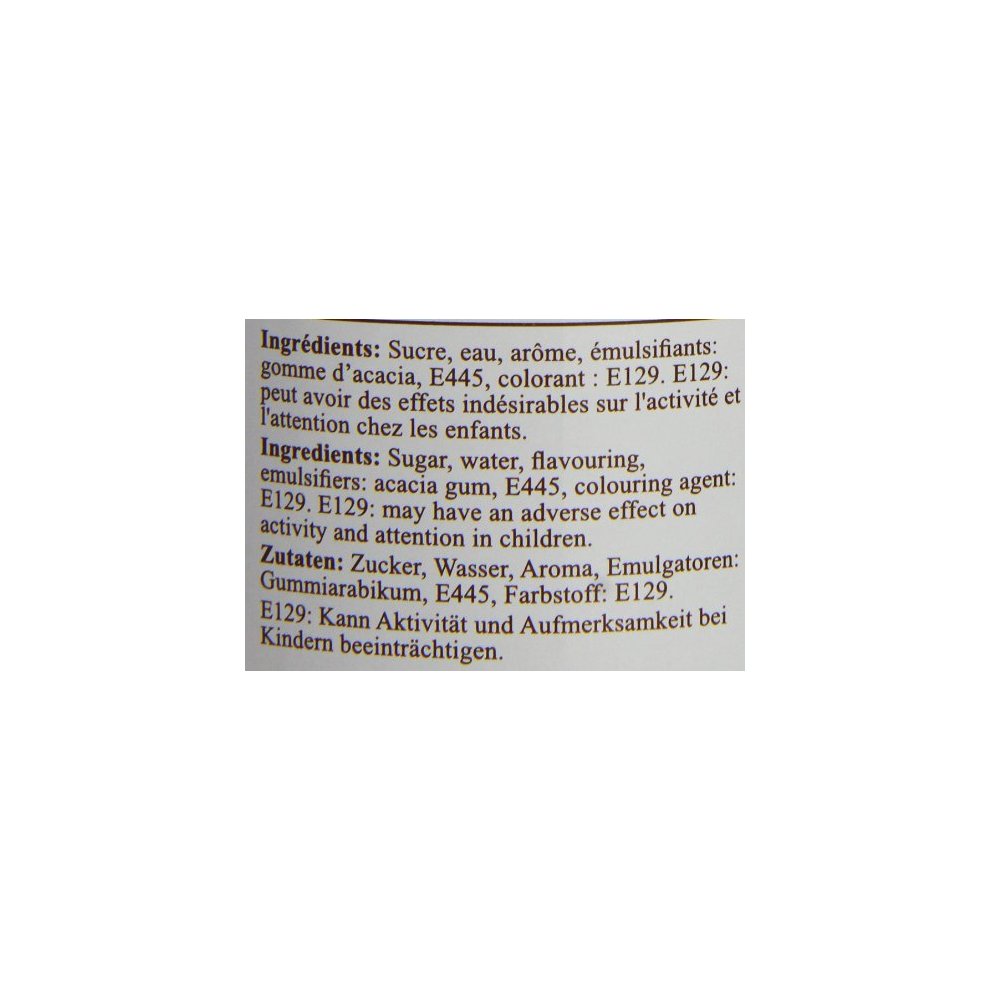 Le Sirop de Monin Bubble Gum Aromes Naturels 