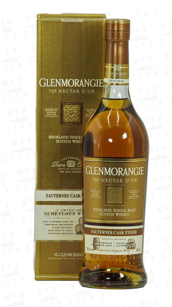 Glenmorangie The Nectar D'Or Single Malt Scotch Whiskey W/ Gift Pack Nr