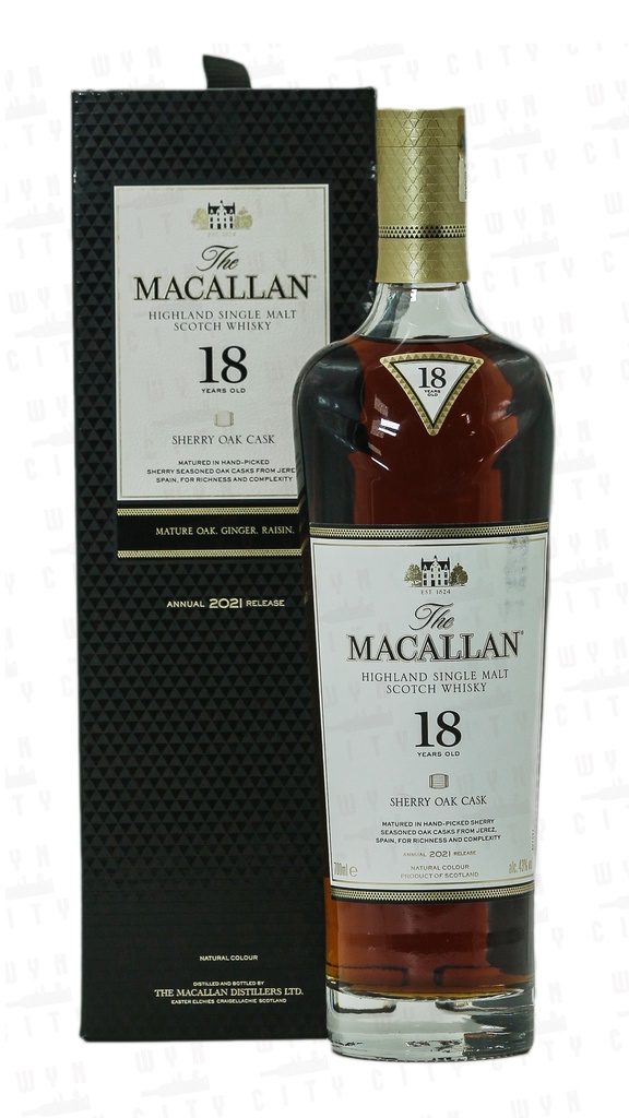 The Macallan Sherry Oak Cask 18 Years