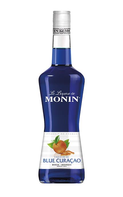 Le Sirop de Monin Blue Curacao Aromes Naturels