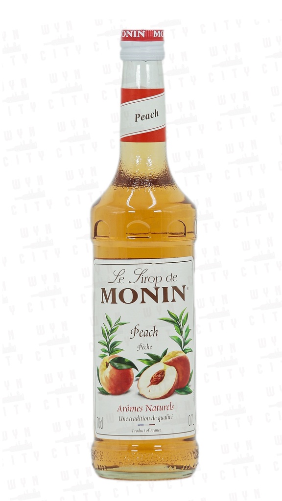 Le Sirop de Monin White Peach Aromes Naturels