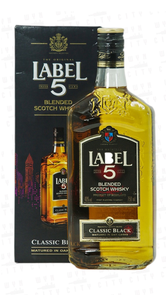 Label 5 Classic Black Blended Scotch Whisky - Big