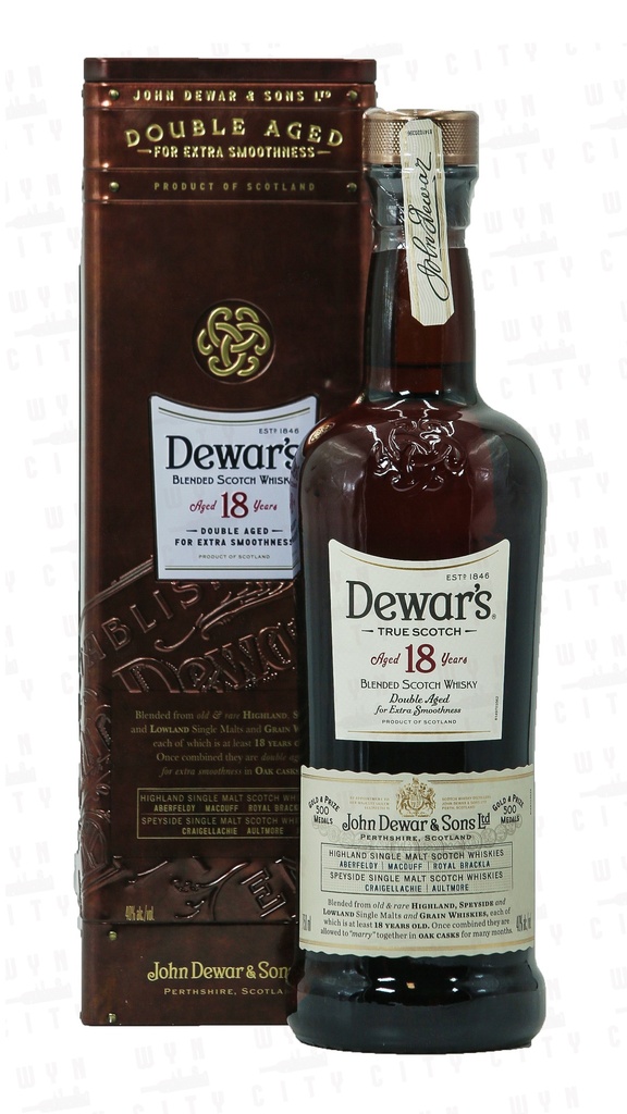 Dewars Blended Whiskey 18 Years