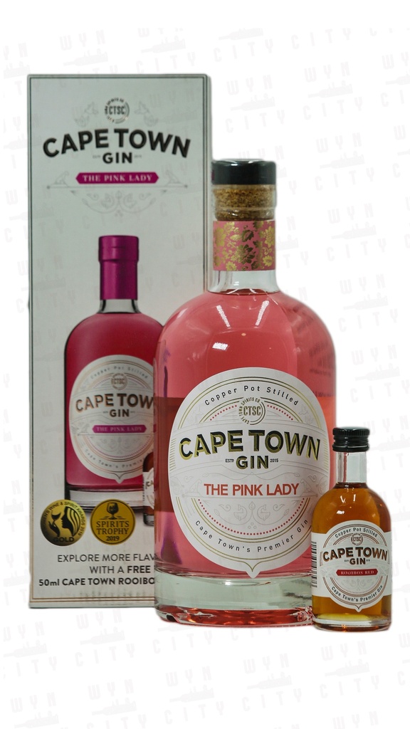 Cape Town Pink Lady Gin & 50ml Giftbox