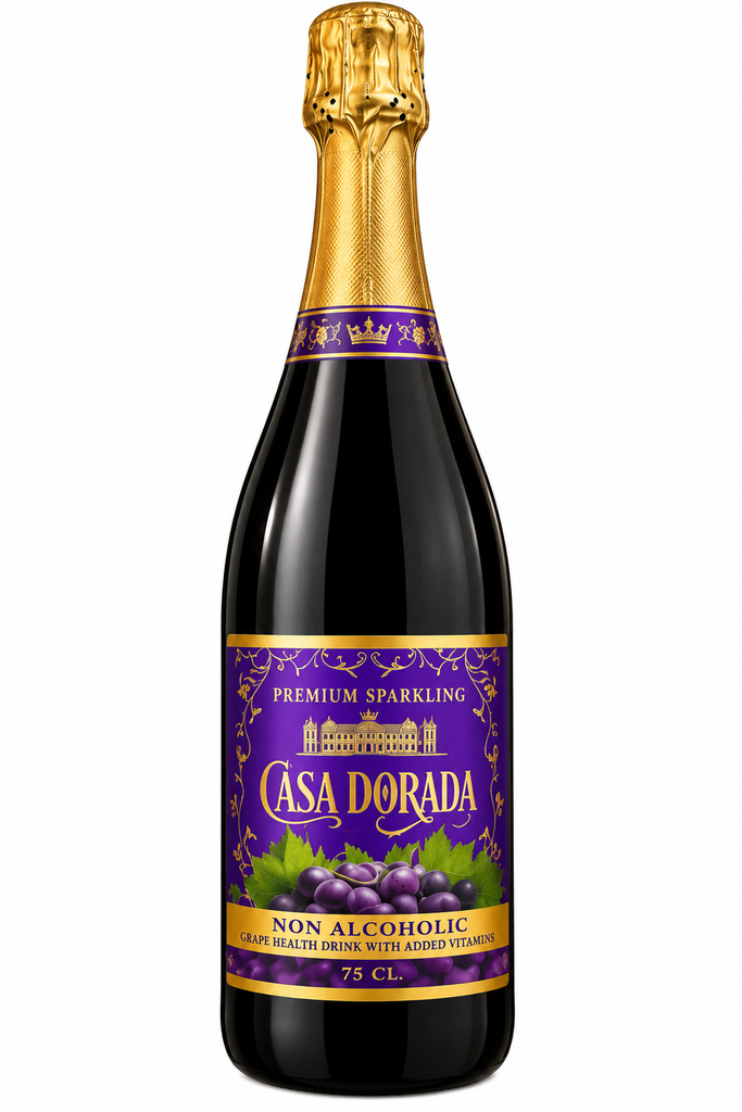 Casa Dorada Premium Sparkling Non-Alcoholic Grape Drink