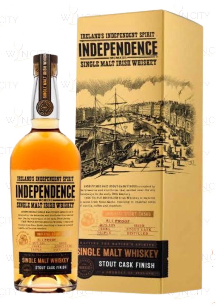 The Independence Single Malt Irish Whiskey