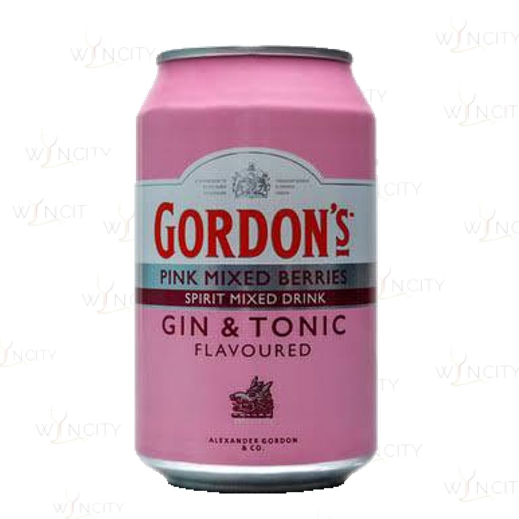 Gordons Pink Mixed Berries Gin & Tonic