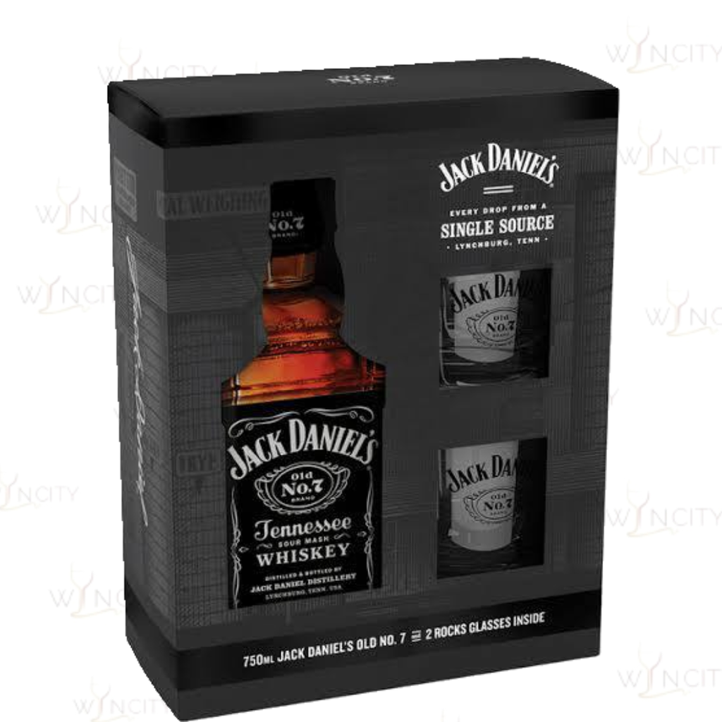 Jack Daniels Old No 7/Glass cups