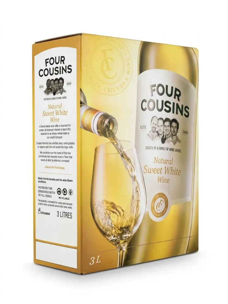 Four Cousins Sweet White- 3ltr