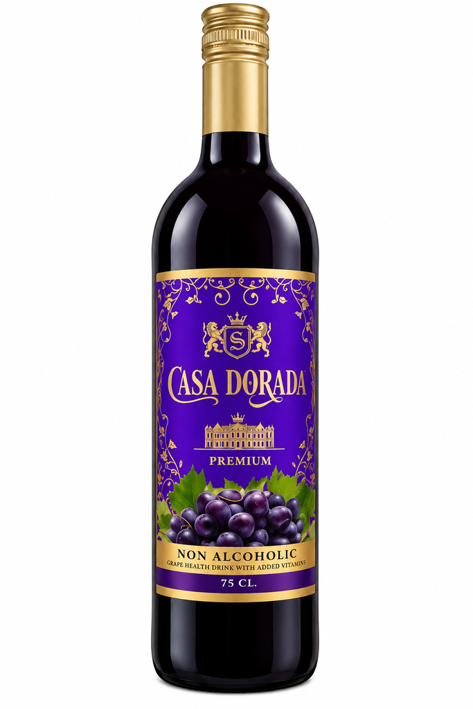 Casa Dorada Premium Non-Alcoholic Grape Drink 75cl