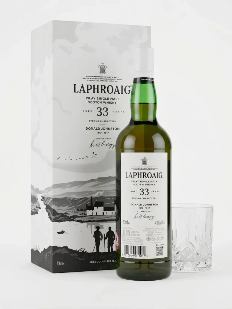 Laphroaig 33 Years Old Strong Characters