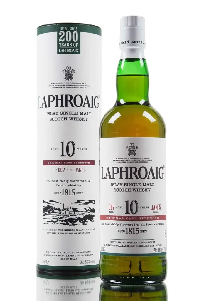 Laphroaig 10 Years Old Original Cask Strength Finish