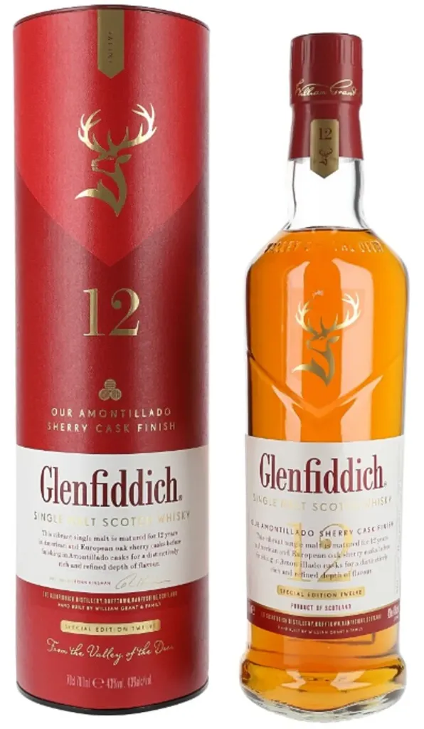 Glenfiddich 12 Years Old Amontillado Sherry Cask Finish