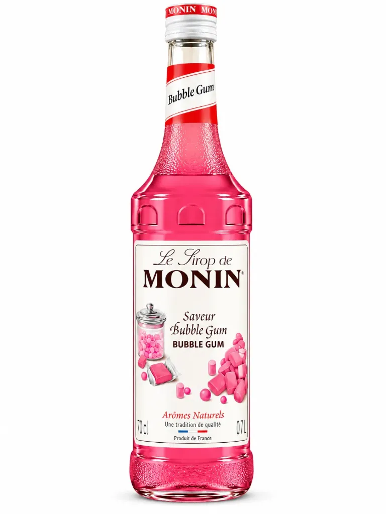 Le Sirop de Monin Bubble Gum Aromes Naturels