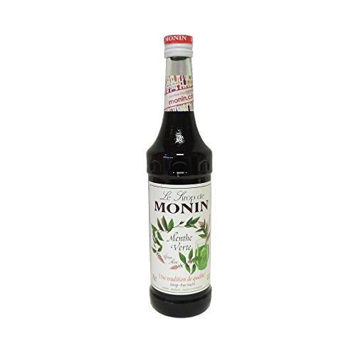 Le Sirop de Monin Green Mint Aromes Naturels