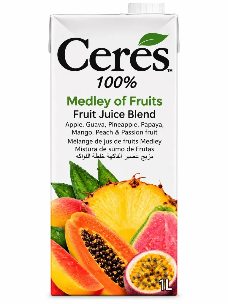 Ceres 100% Medley of Fruits Juice Blend
