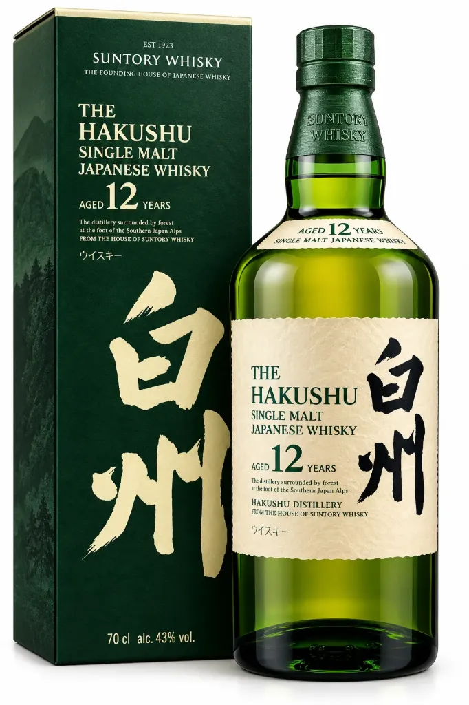 The Hakushu 12 years Single Malt Japanese Whiskey
