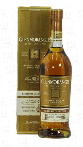 Glenmorangie The Nectar D'Or Single Malt Scotch Whiskey W/ Gift Pack Nr