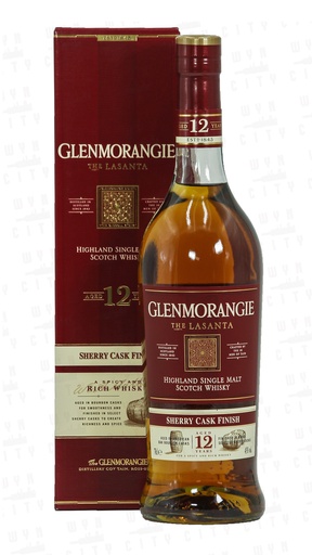 Glenmorangie The Lasanta 12 Years Single Malt Scotch Whiskey W/ Gift Pack Nr