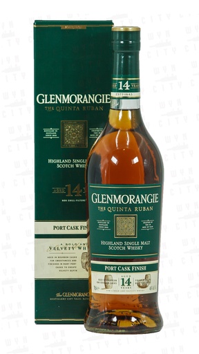 Glenmorangie The Quinta Ruban 14 Years Old Single Malt Scotch Whiskey W/ Gift Pack Nr