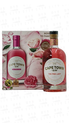 Cape Town Pink Lady Gin & Glass Box