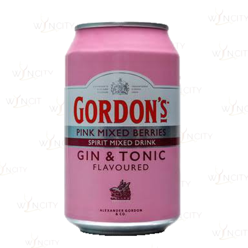 Gordons Pink Mixed Berries Gin & Tonic