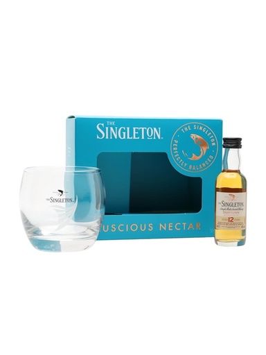 Singleton 12 years 5cl & Singleton Glass