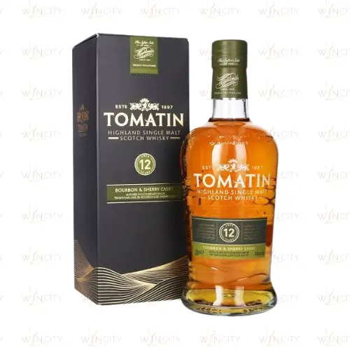 Tomatin 12 Year Bourbon & Sherry 43% - 70cl