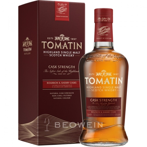 Tomatin Cask Strength Bourbon & Sherry Cask - 70cl
